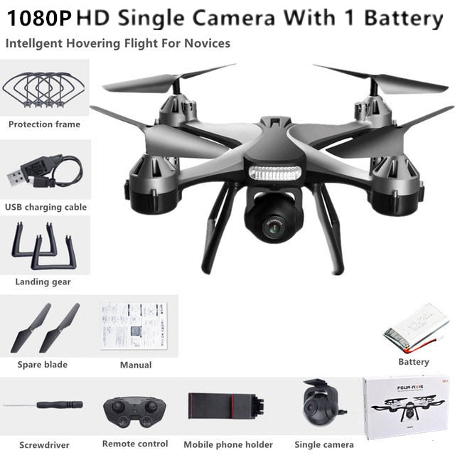 2021 New JC801 UAV HD Professional Dual Camera Remote Control Helicopter 4K Dual Camera Drone Aerial Photography Quadcopter WIFI