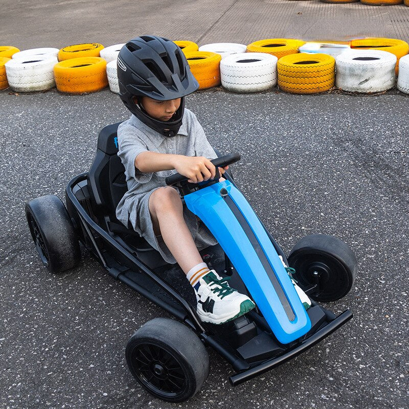 Childrens Electric Go-kart Four-wheeled Electric Cars Vehicles for Adults Ride on Car Adult Drift Racing Toy Stroller for Baby