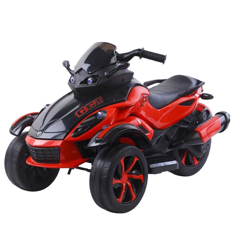 Children's Electric Motorcycle, Tricycle, Electric Car. Baby Dual Drive Motorbike for Kids.