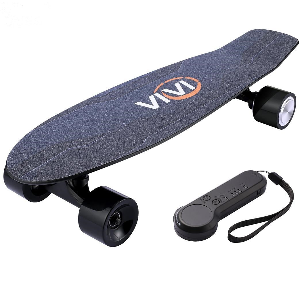 Vivi Electric Skateboard, Electric Longboard with Remote Control, 350W Brushless Motor, 3 Speed Modes for Kids Teens Adults
