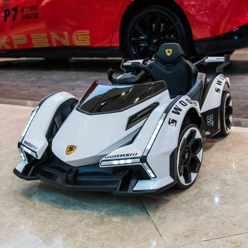 New Electric Car Drift Racing Dual Drive Ride on Car With Remote Control for 1-6 Years Old Kids Toy Vehicles