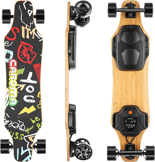 97cm  450W*2 dual motors 5.0AH 97cm long board 4 wheel electric skateboard  Dual-drive split longboard electric skateboard