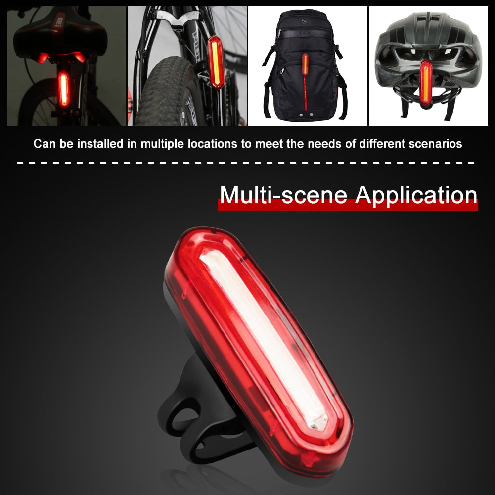 120 Lumen Bicycle Rear Light. USB Rechargeable. Waterproof