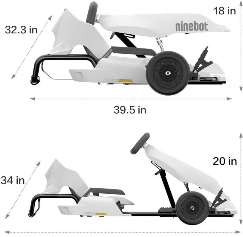 Ninebot electric go kart, Max speed 24 km/h