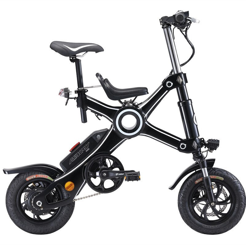 motorcycles mini folding foldable full suspension electric city road e-bike