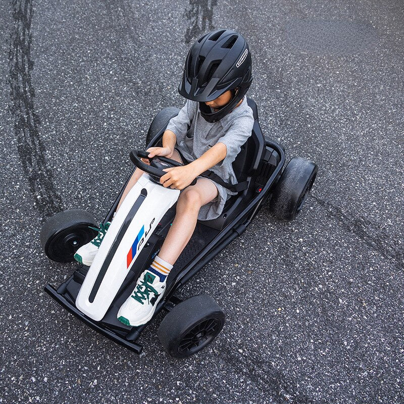 Childrens Electric Go-kart Four-wheeled Electric Cars Vehicles for Adults Ride on Car Adult Drift Racing Toy Stroller for Baby