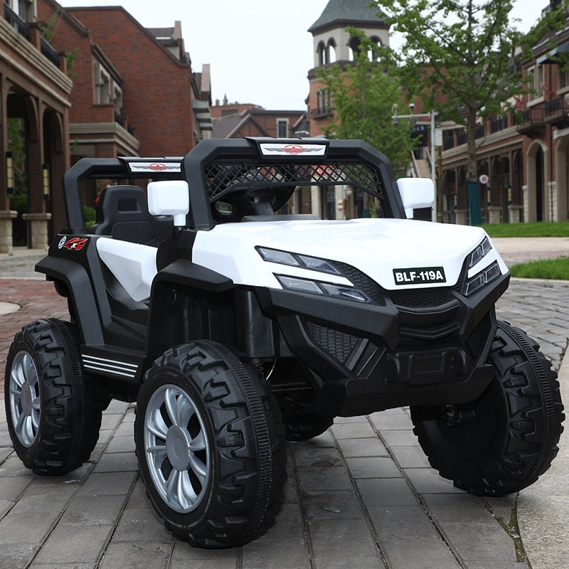 Kids RC Electric Car for Children LED Lighting Music Graffiti Off-road Vehicle Electric Car for Kids Ride on 0-6 Years Old