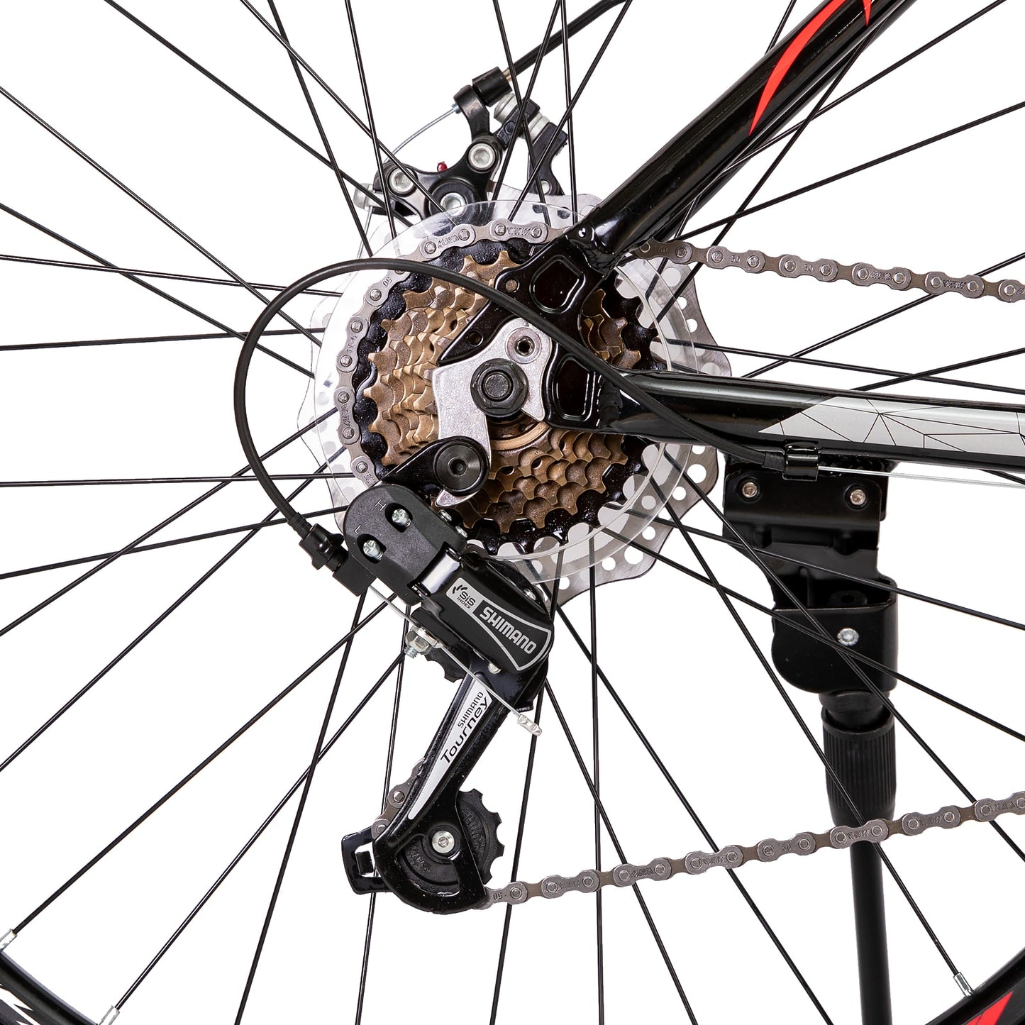 Hiland Mountain Bike 21 Speeds Drivetrain,Aluminum Frame 26 Inch Wheels Disc-Brake.