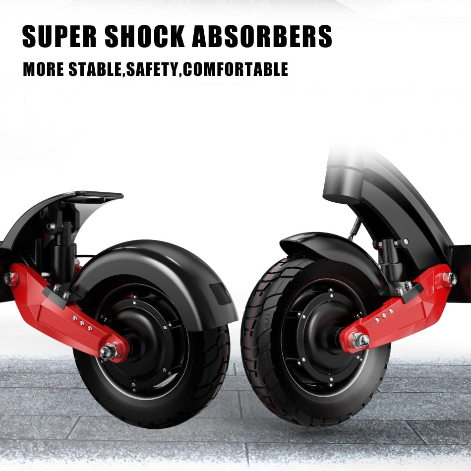 Dual Drive Scooter Electric X-Tron 60V 3200W Folding Kick Scooters Electric Scooters.