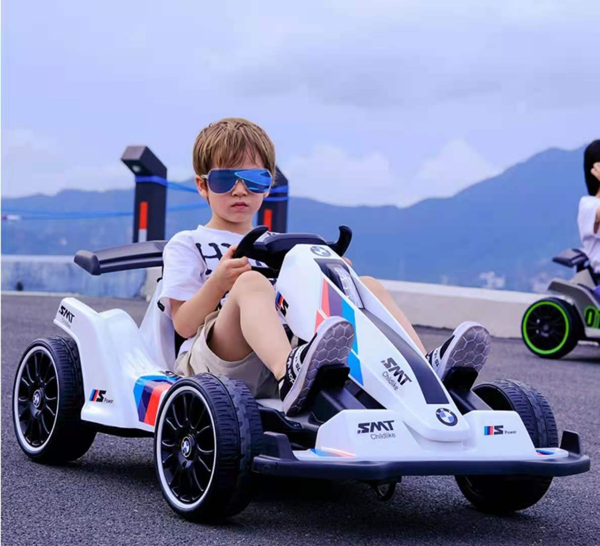Drift Car Electric Kart Men & Women Rechargeable Children Toy Car Can Sit Adult Adjustable