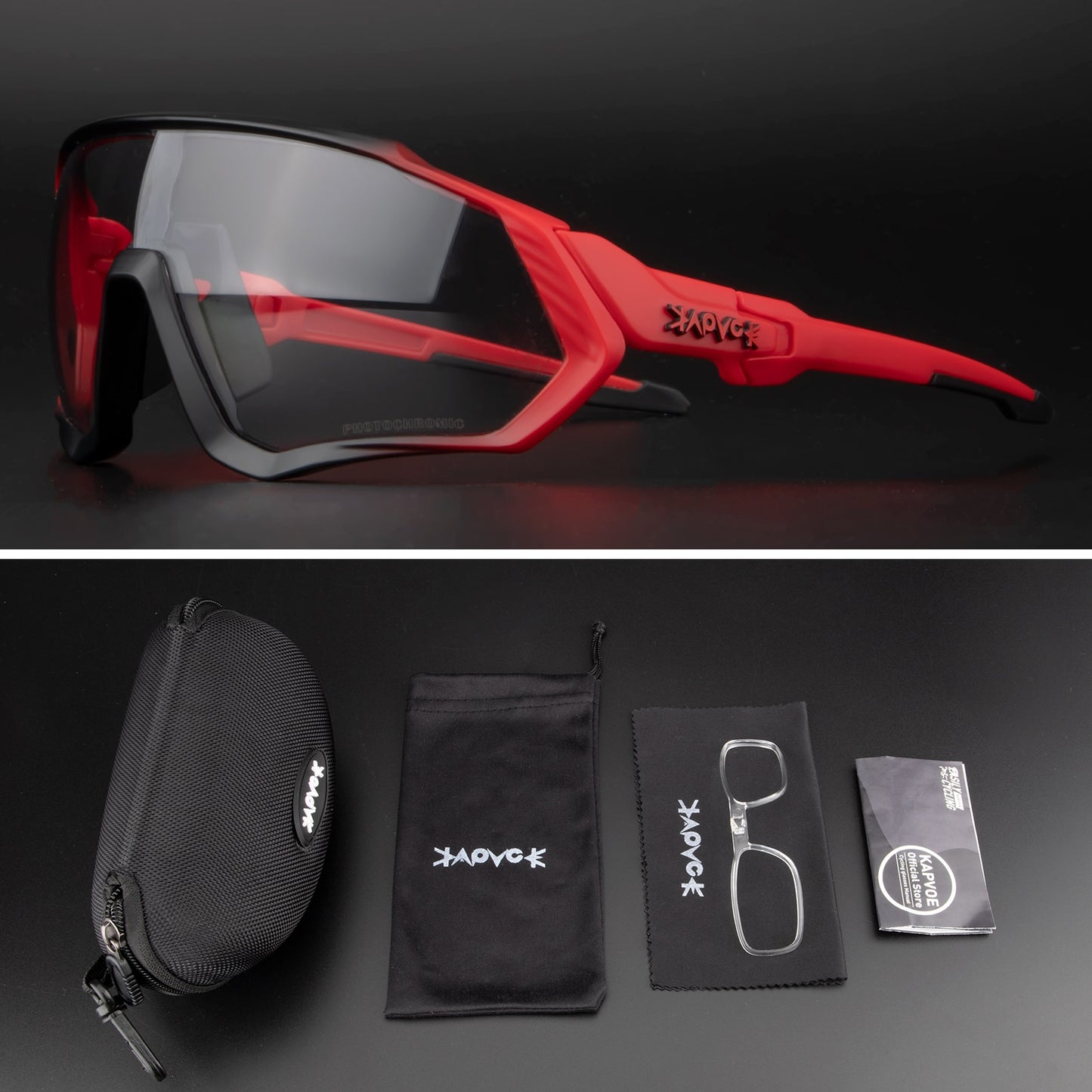 Gafas Ciclismo sport sunglasses. Photochromic cycling glasses.